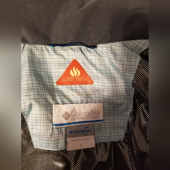 Columbia Omni Heat Winter Ski Parka Jacket Size M Color Light Blue - Picture 5 of 6